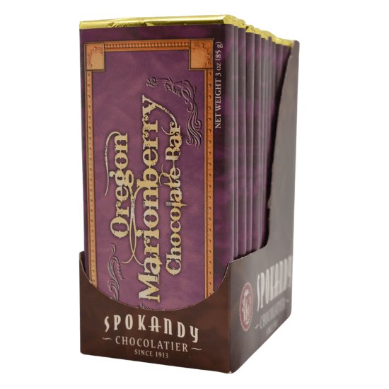 3 oz Solid Marionberry Milk Chocolate Bar - Oregon - Fresh Start Candles