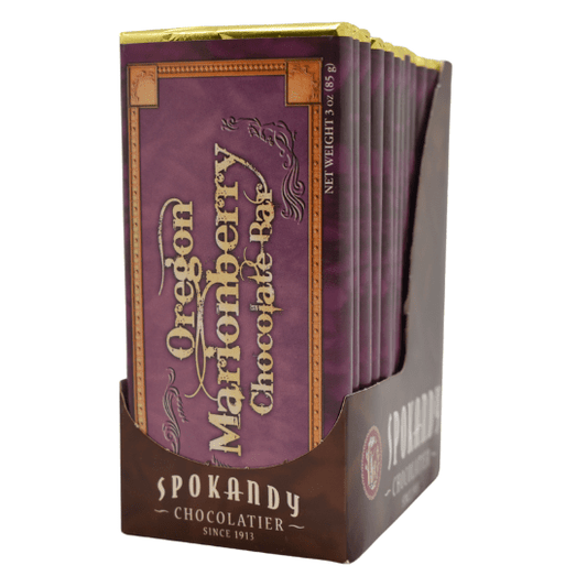 3 oz Solid Marionberry Milk Chocolate Bar - Oregon - Fresh Start Candles