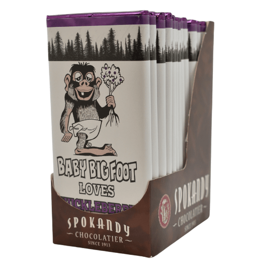 3 oz Solid Milk Chocolate Huckleberry Baby Bigfoot Bar - Fresh Start Candles