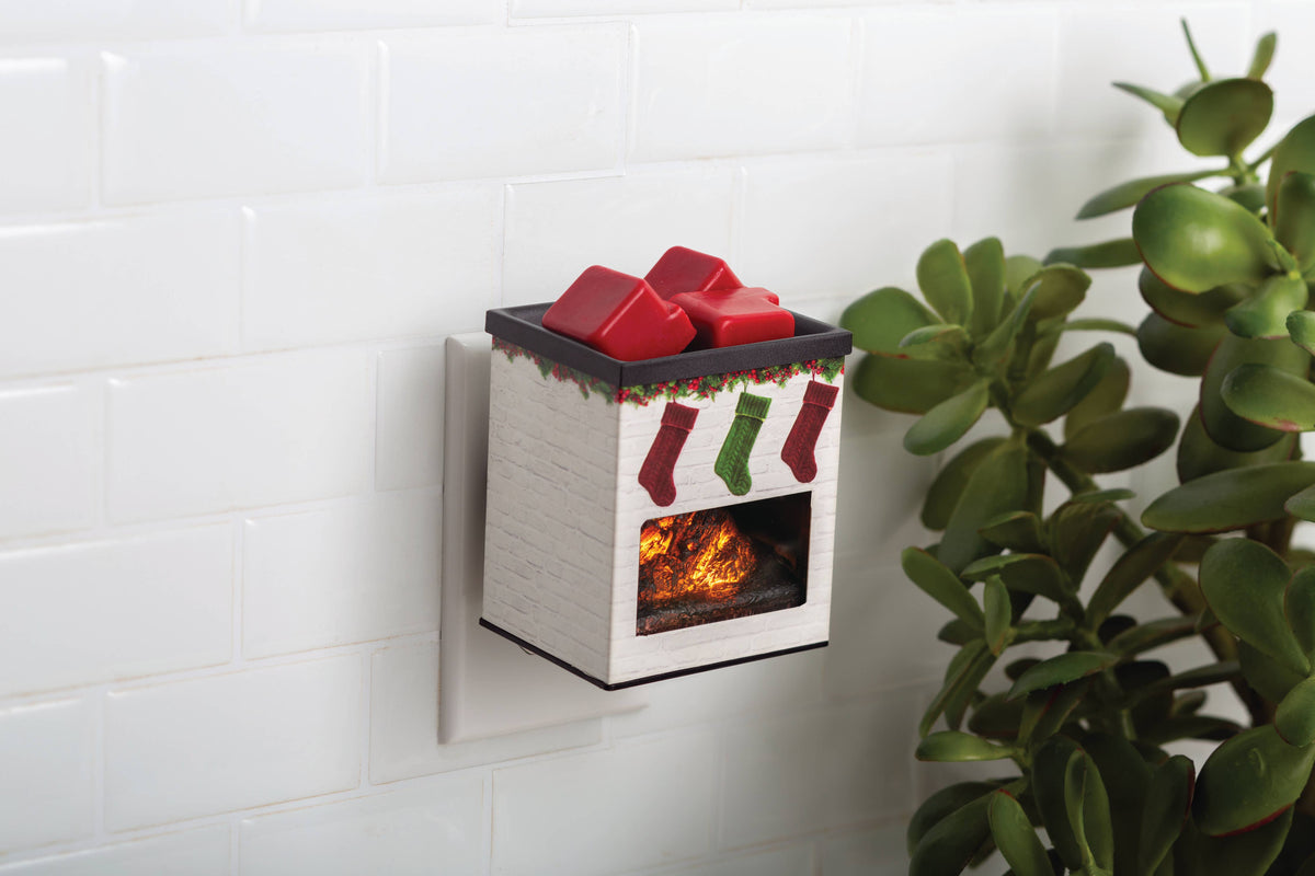 Pluggable Fragrance Warmer-Premium Holiday Fireplace