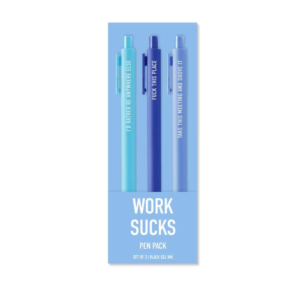 Work Sucks Pen Pack