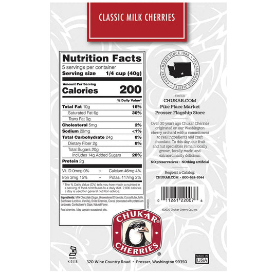 6.75 oz Classic Milk Cherries - Milk Chocolate - Fresh Start Candles