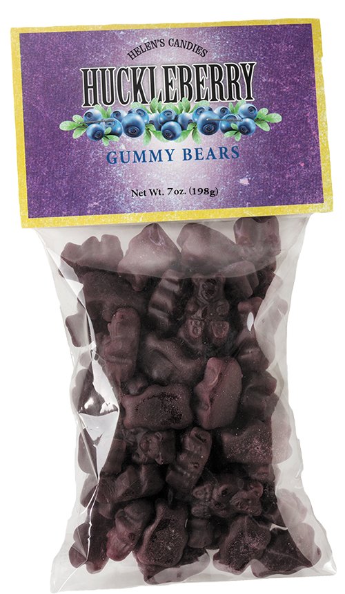 6oz Huckleberry Gummy Bears - Fresh Start Candles