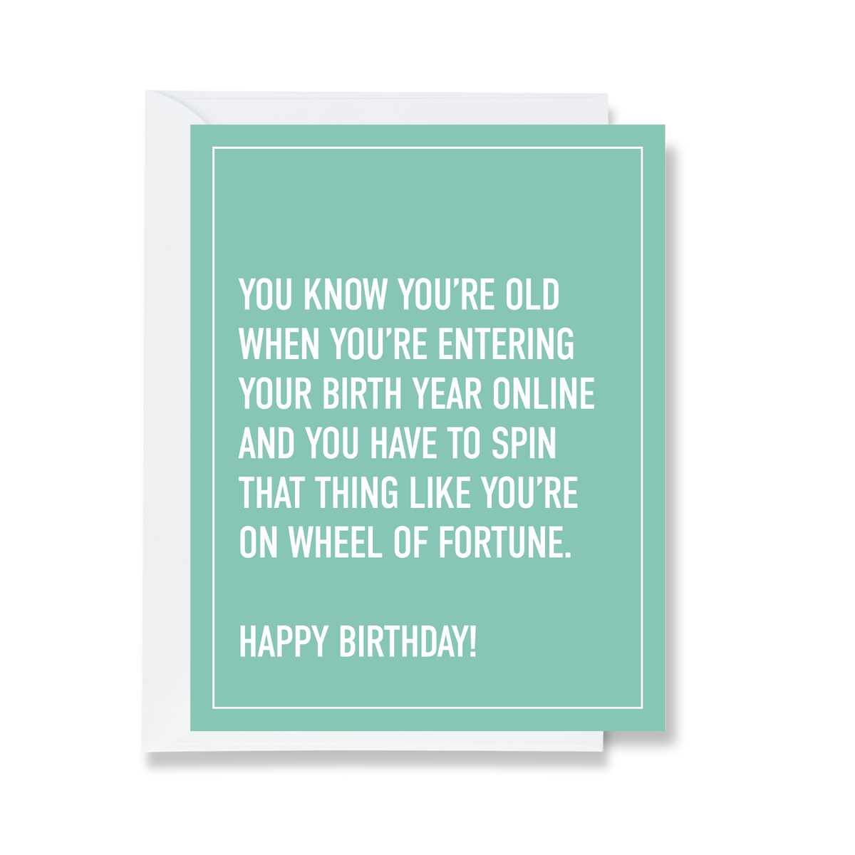 Wheel of Fortune Greeting Card