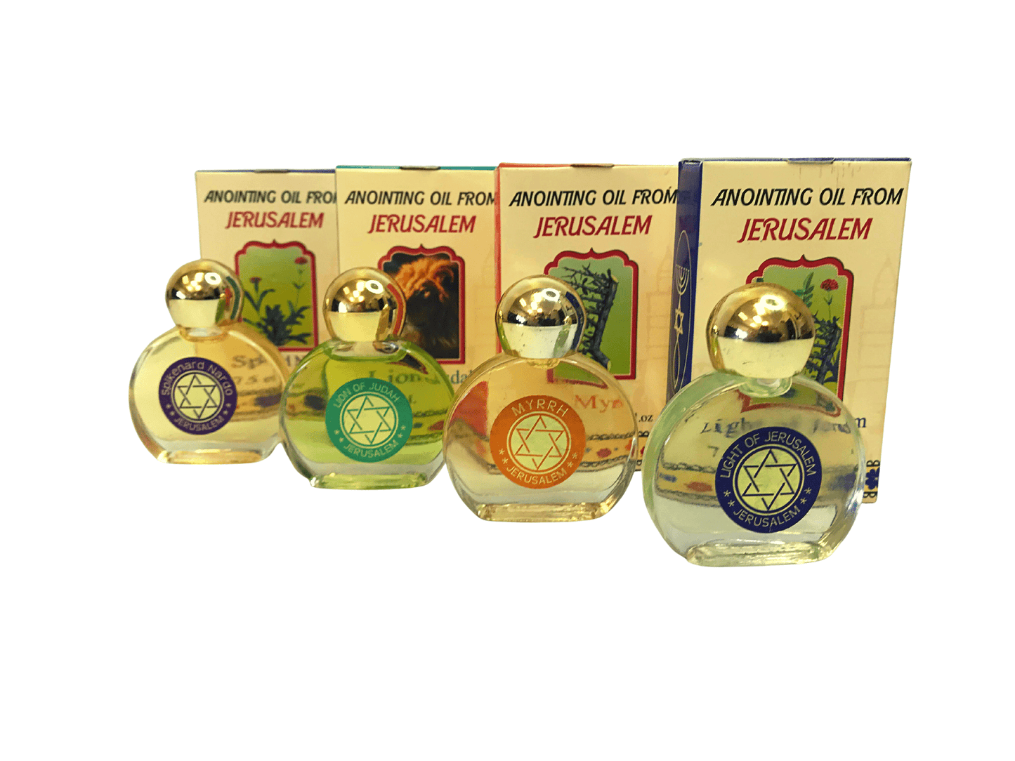 Anointing Oil from Jerusalem,7.5ml/0,25floz: Frankincense and Jasmin - Fresh Start Candles