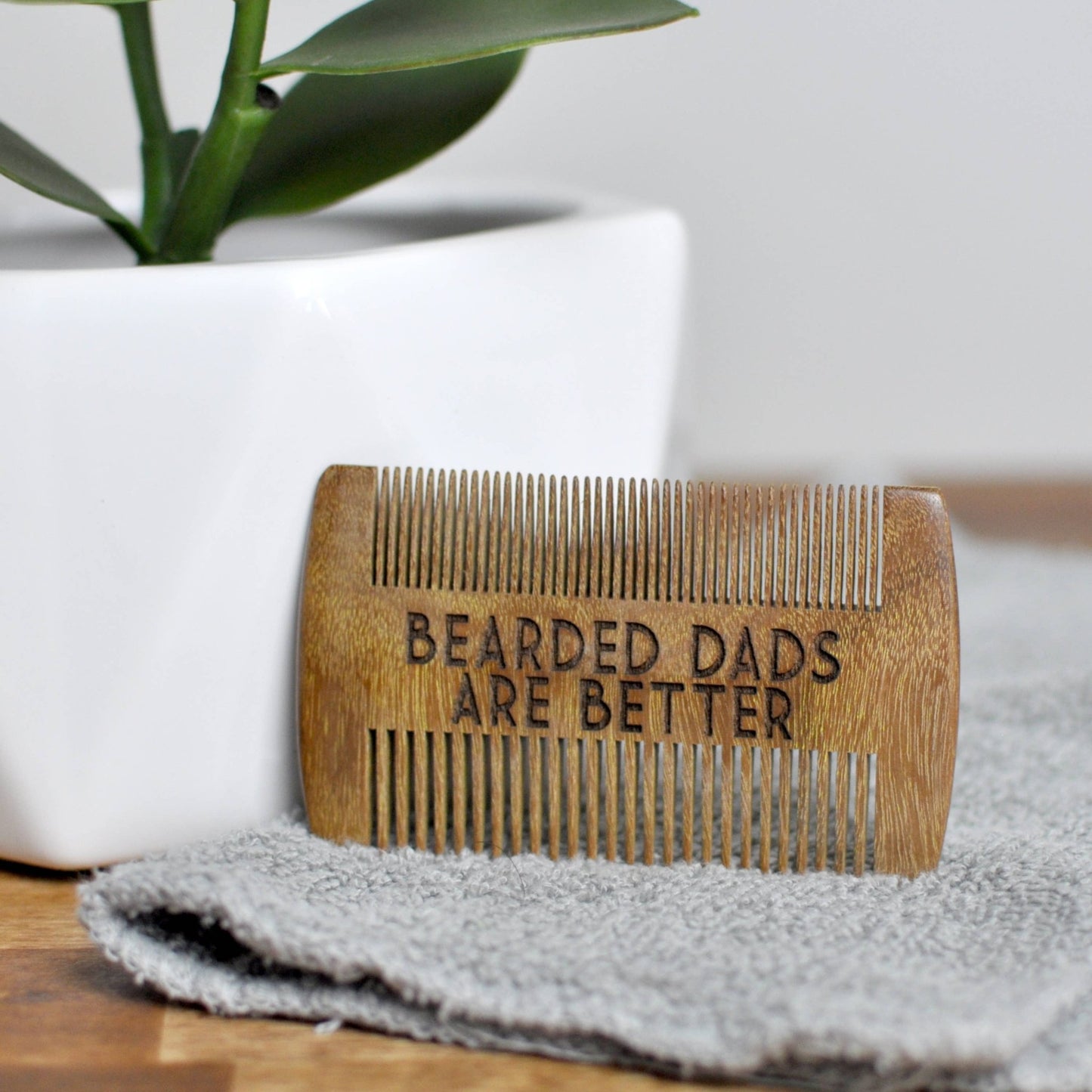 Beard Comb - Bearded Dads Are Better - Fresh Start Candles