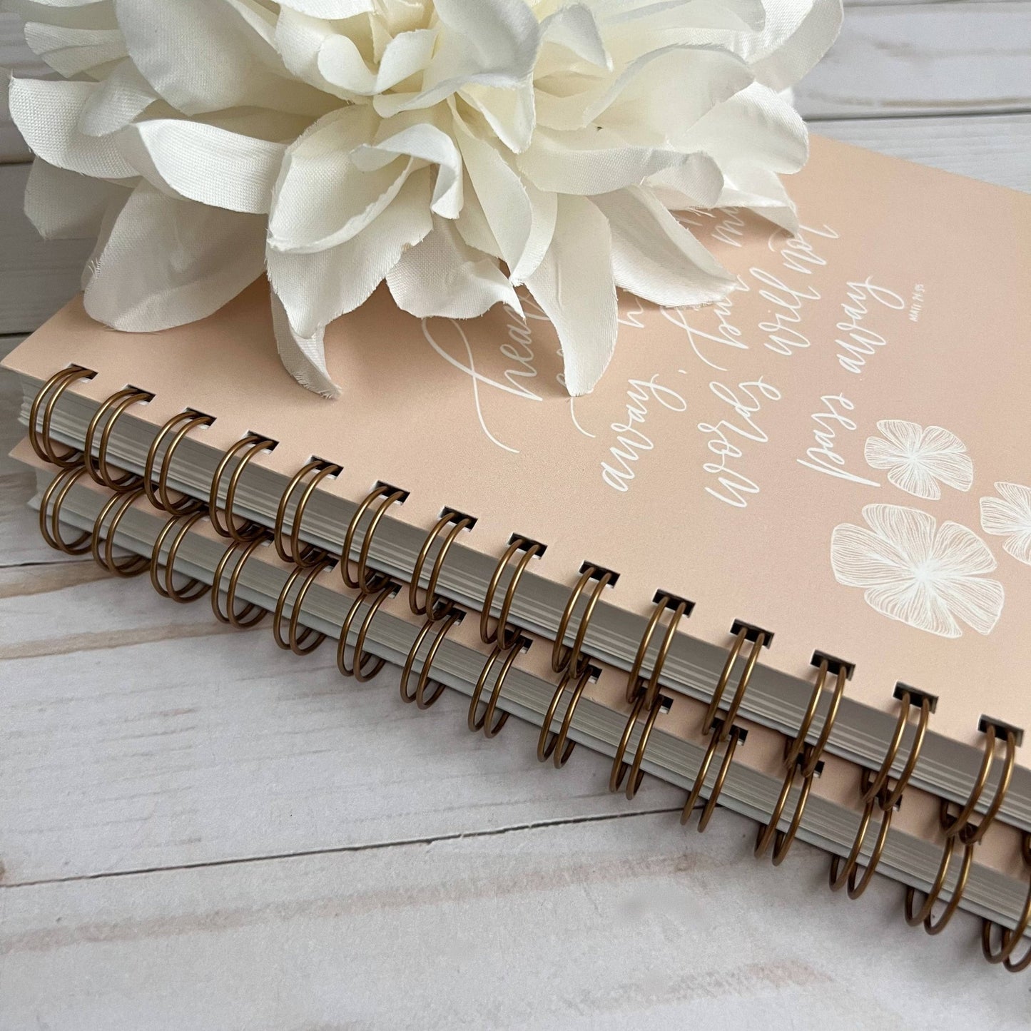 Bible study notebook | Bible journal | Christian notebook: Blue - Fresh Start Candles