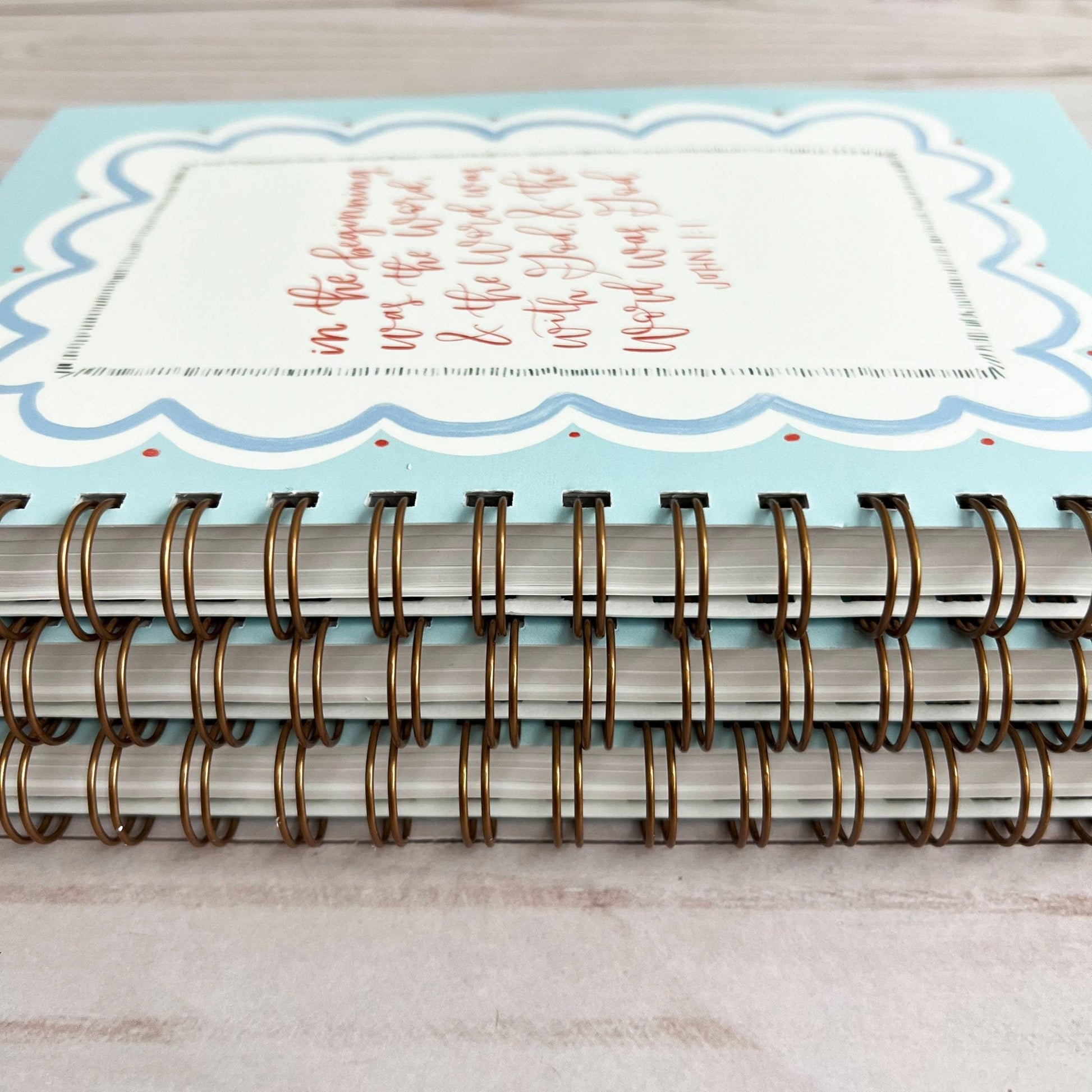 Bible study notebook | Bible journal | Christian notebook: Pink - Fresh Start Candles