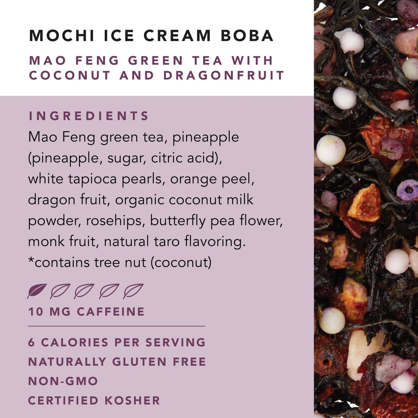 Boba Tea Mochi Ice Cream Box of 12 Pyramid Sachets - Fresh Start Candles