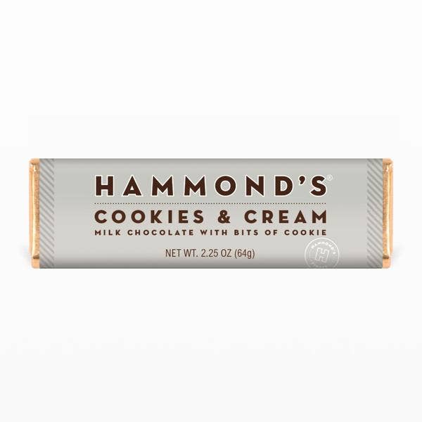 Candy Bar - Milk Chocolate - Cookies & Cream - 2.25 oz - Fresh Start Candles