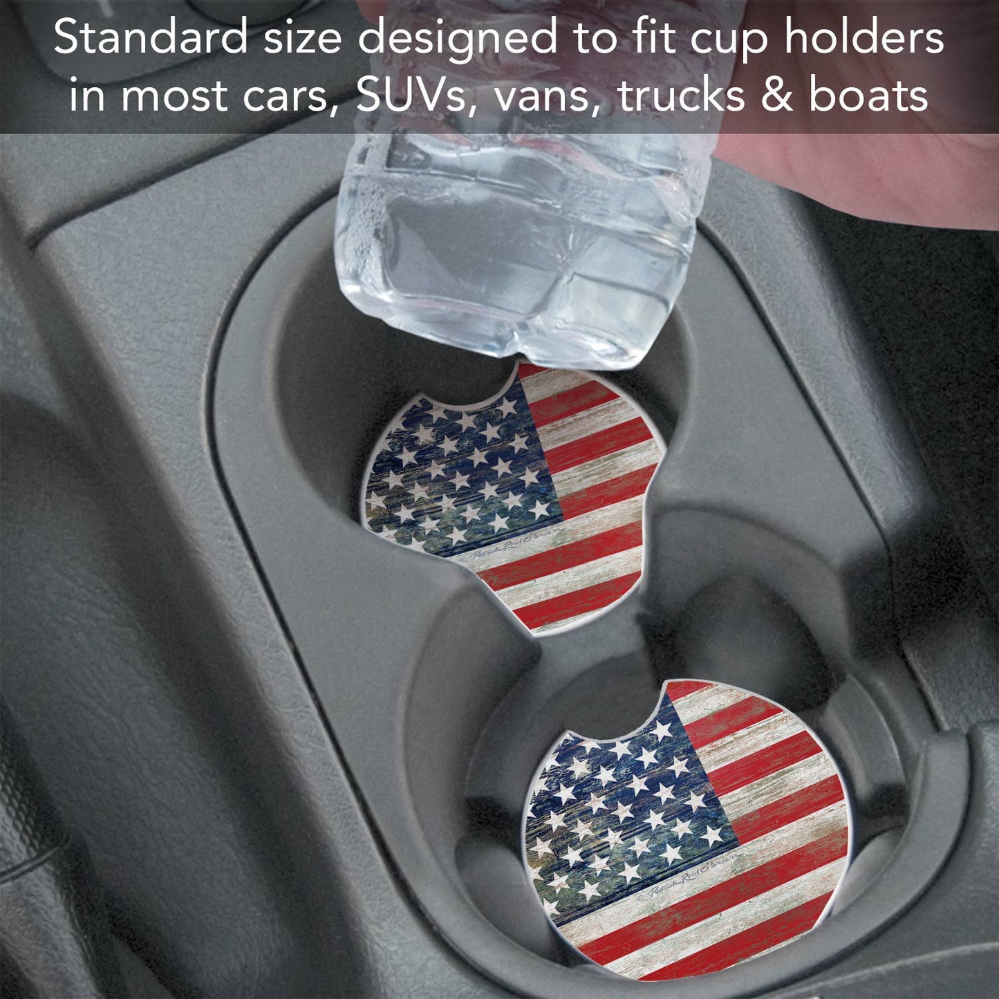 Car Coaster Americana Bulk Absorbent Stone - Fresh Start Candles