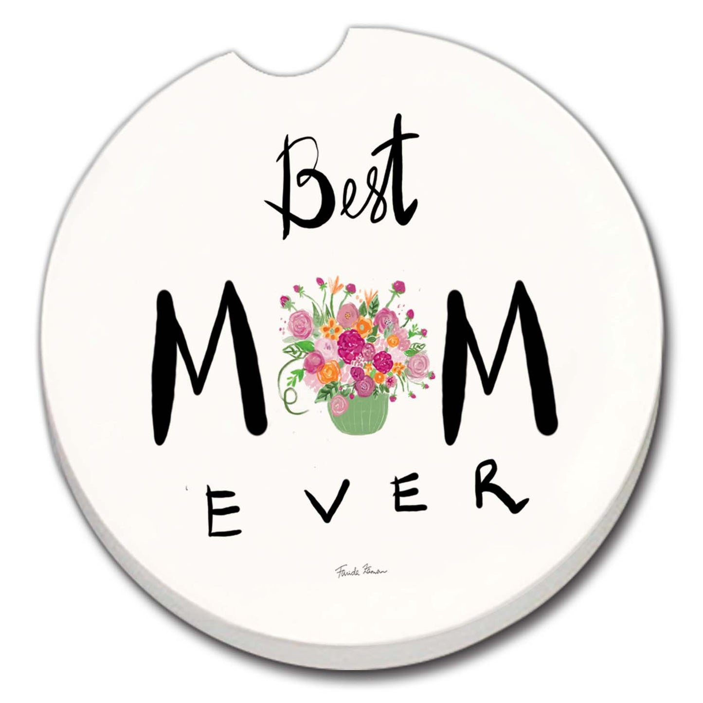 Car Coaster Best Mom Ever Bulk Absorbent Stone - Fresh Start Candles