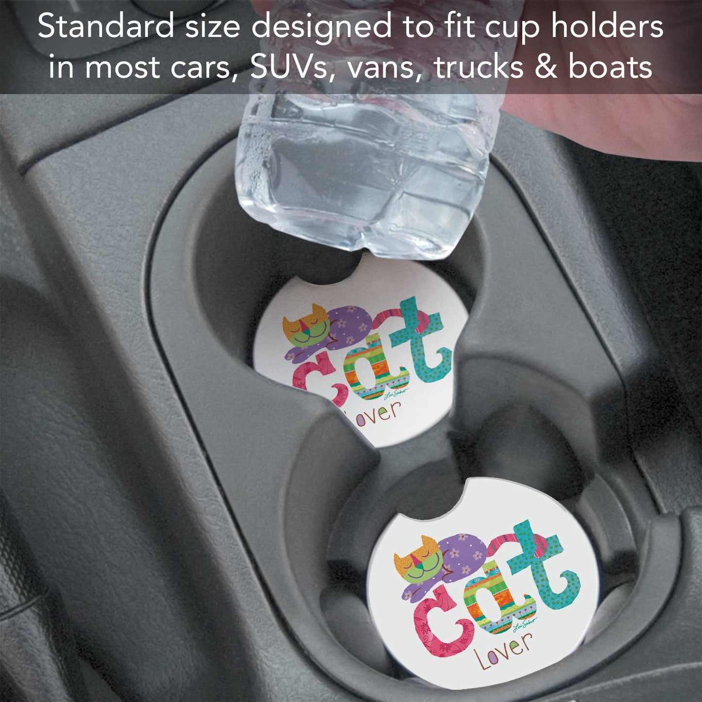 Car Coaster Cat Lover Bulk Absorbent Stone - Fresh Start Candles