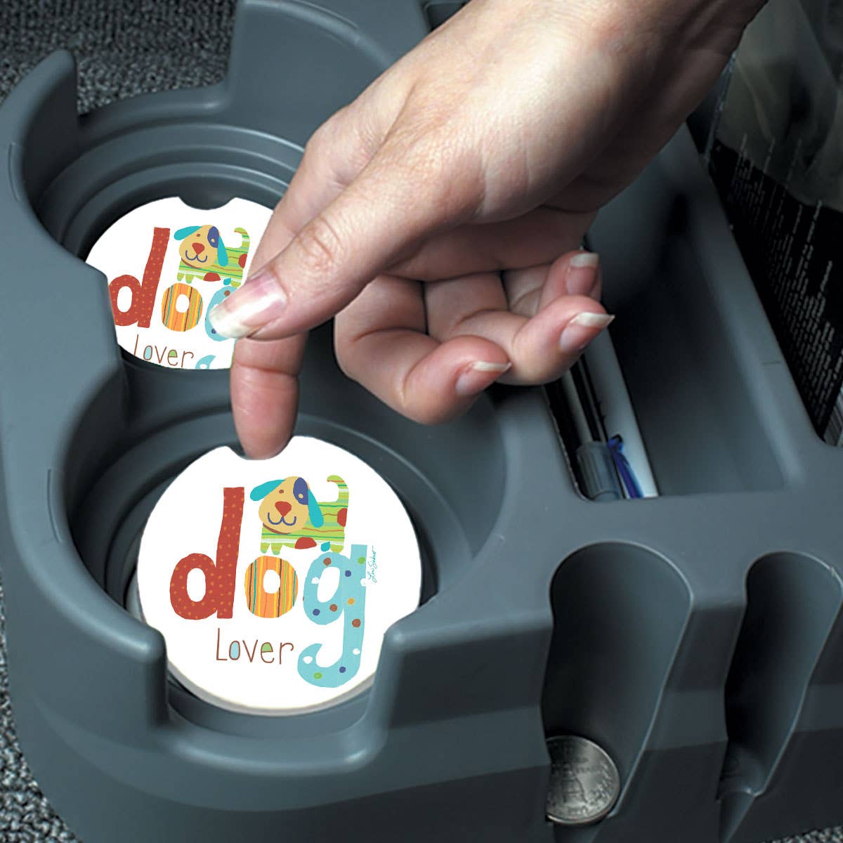 Car Coaster Dog Lover Bulk Absorbent Stone - Fresh Start Candles