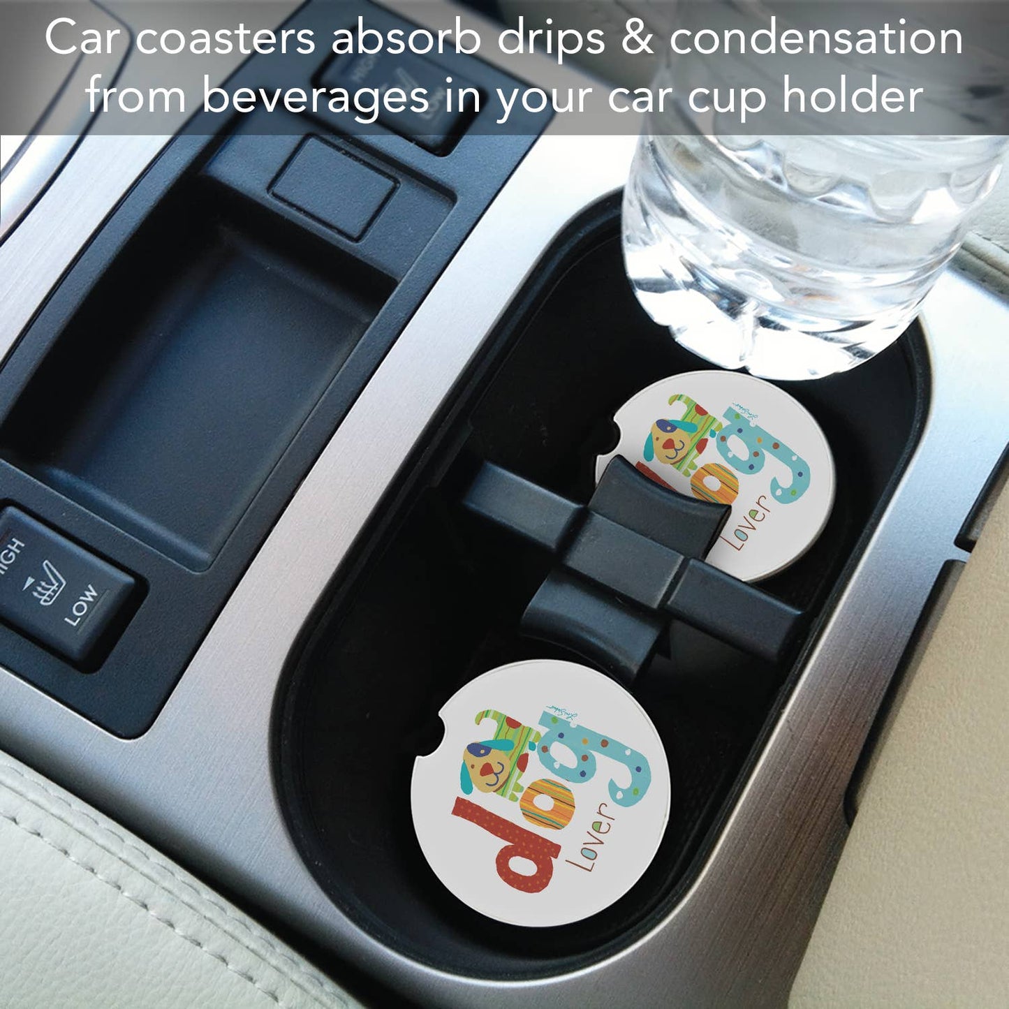 Car Coaster Dog Lover Bulk Absorbent Stone - Fresh Start Candles