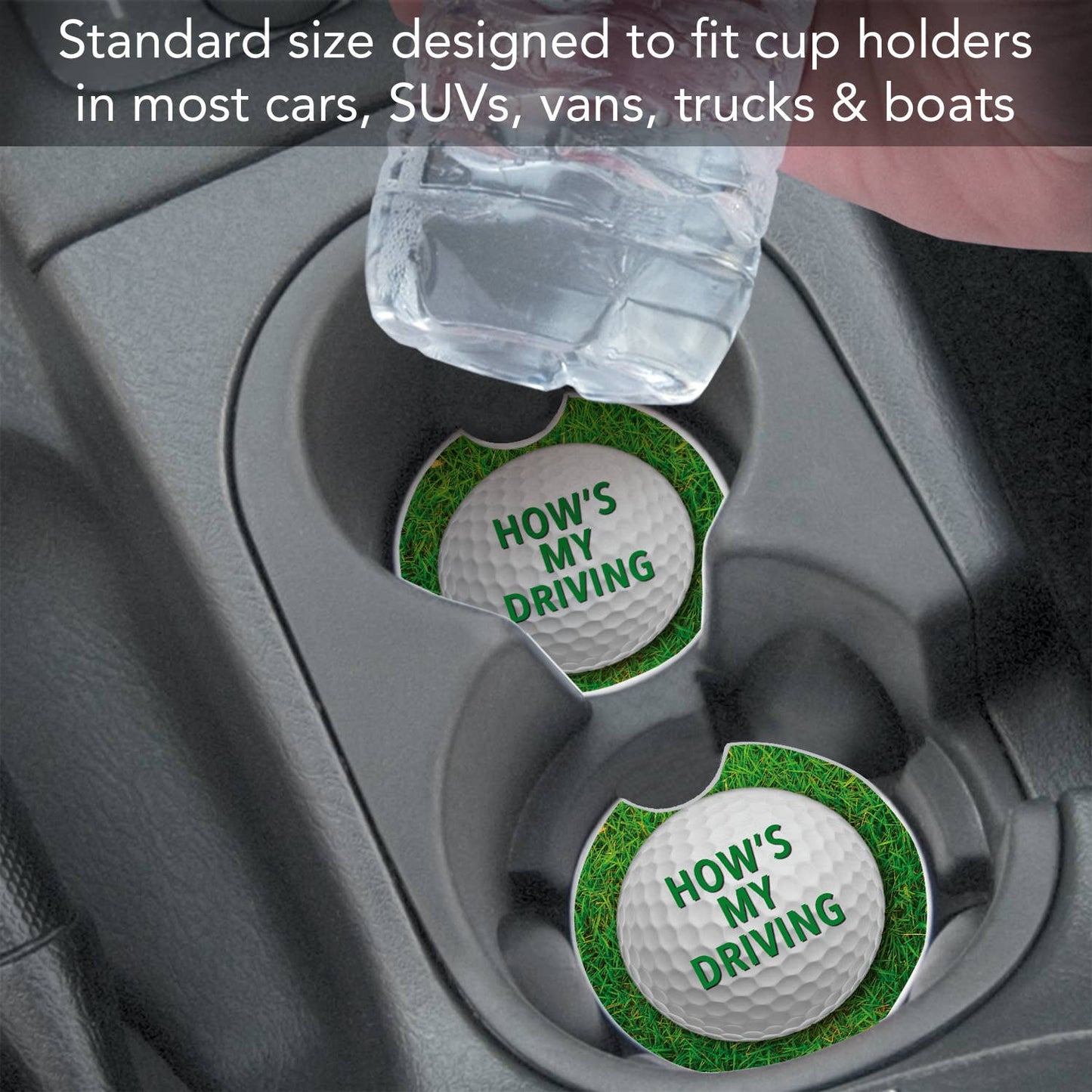 Car Coaster How's My Driving Bulk Stone - Fresh Start Candles