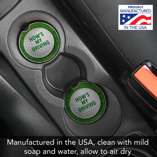 Car Coaster How's My Driving Bulk Stone - Fresh Start Candles