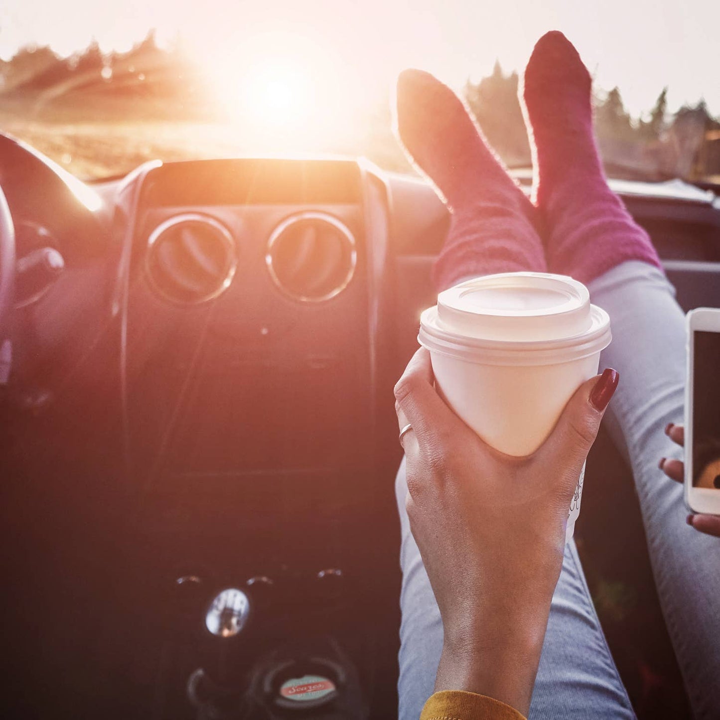 Car Coaster My Driving Scares Me Too Bulk Stone - Fresh Start Candles