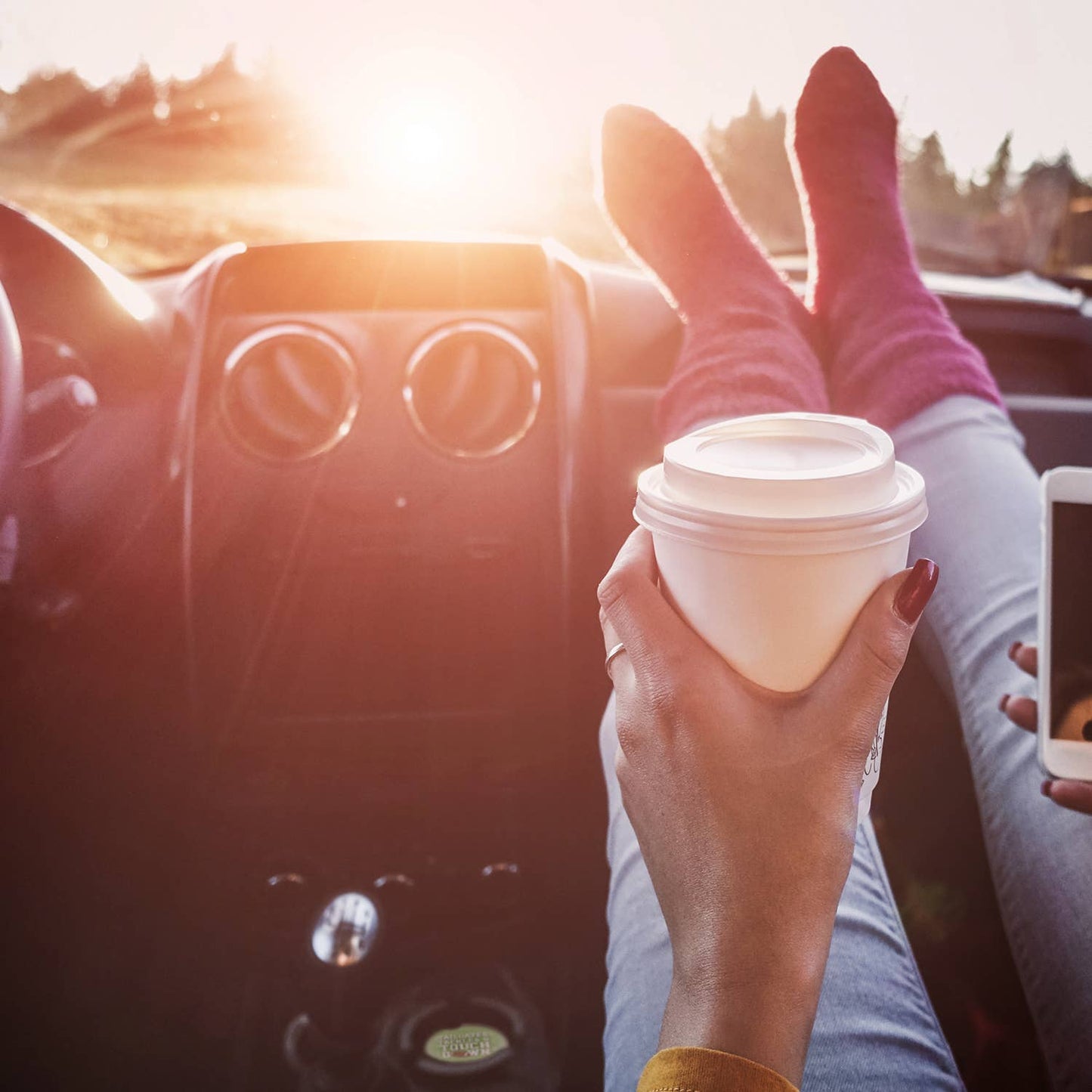 Car Coaster Touch Down Absorbent Stone - Fresh Start Candles