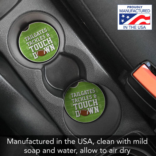 Car Coaster Touch Down Absorbent Stone - Fresh Start Candles