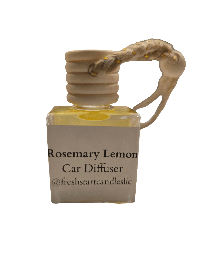 Car Diffuser Rosemary Lemon - Fresh Start Candles