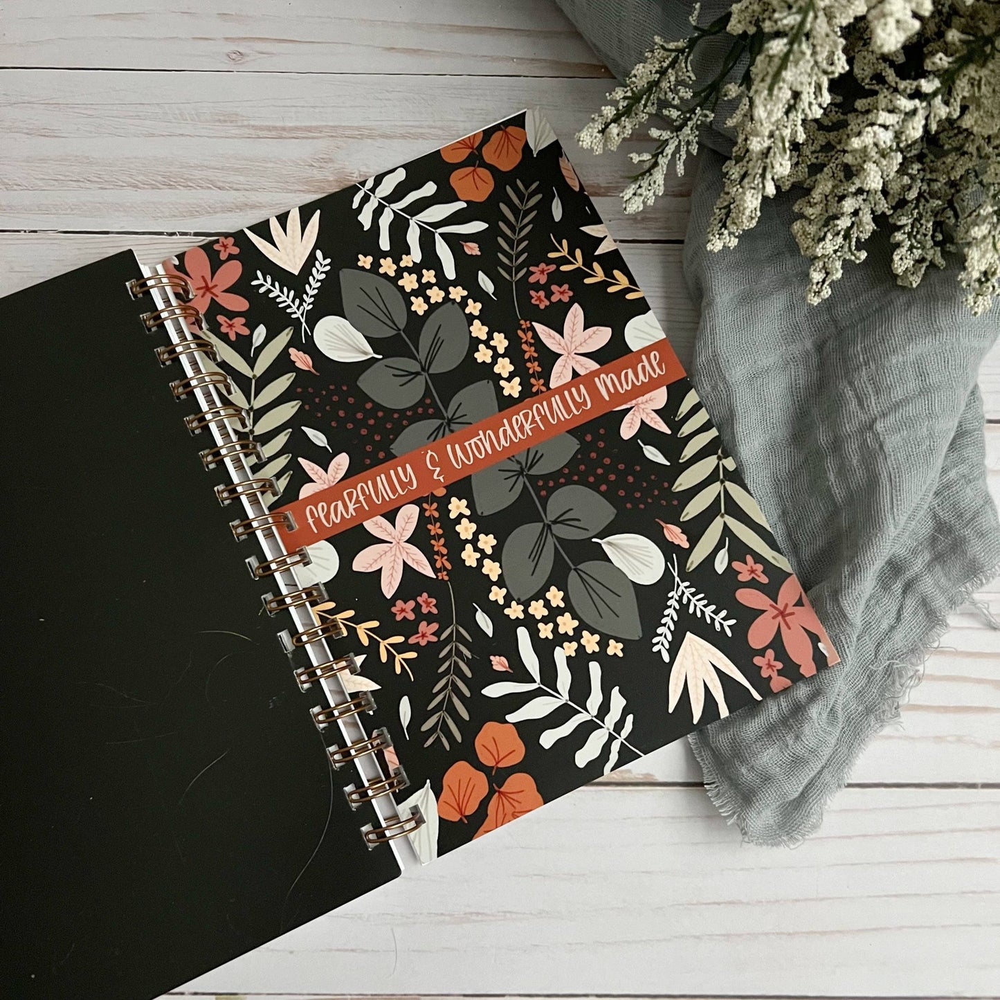 Christian Notebook | Bible journal | Faith sermon notes - Fresh Start Candles