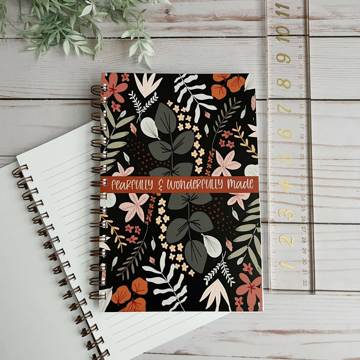 Christian Notebook | Bible journal | Faith sermon notes - Fresh Start Candles
