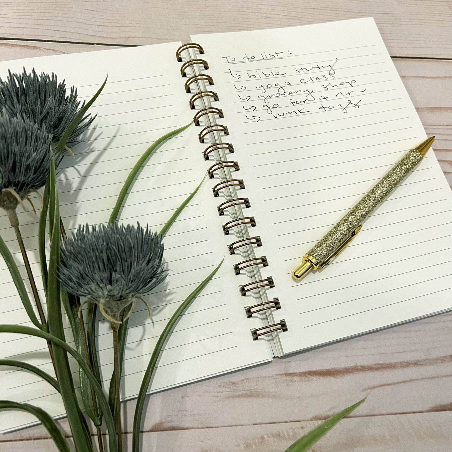 Christian Notebook | Bible journal | Faith sermon notes - Fresh Start Candles