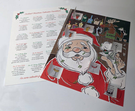 Christmas Cocktails Advent Calendar - Fresh Start Candles