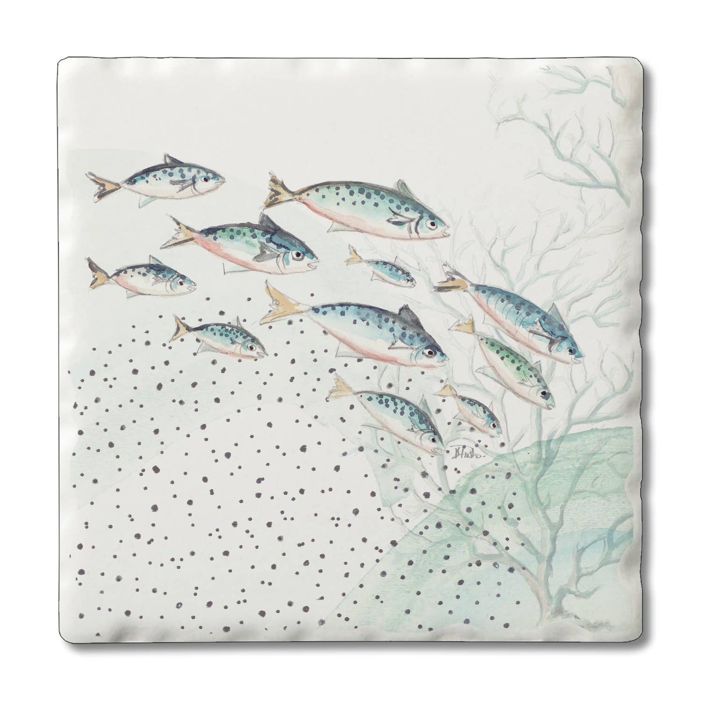 Coaster Octopus Ocean Single Tile - Fresh Start Candles