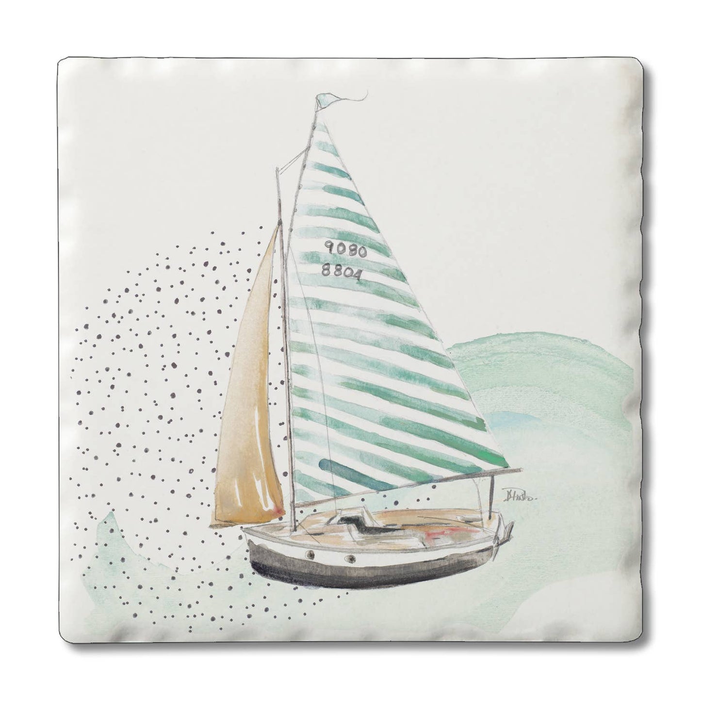 Coaster Octopus Ocean Single Tile - Fresh Start Candles