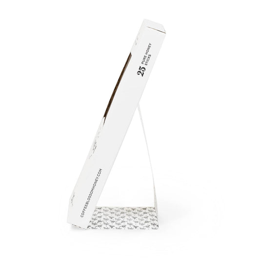 Coffee Blossom Honey - Kickstand Box (box of 25 honeysticks): White - Fresh Start Candles