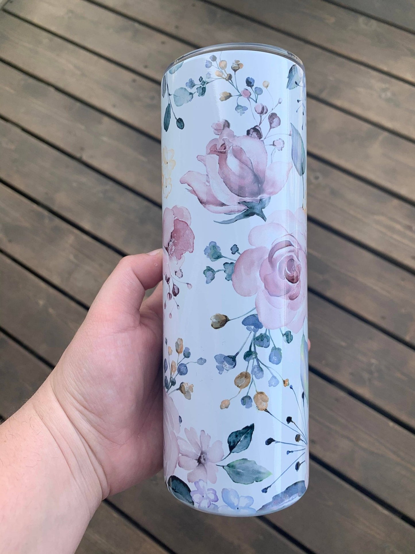 Cute Easter Spring Floral - 20oz Skinny Tumbler - Fresh Start Candles