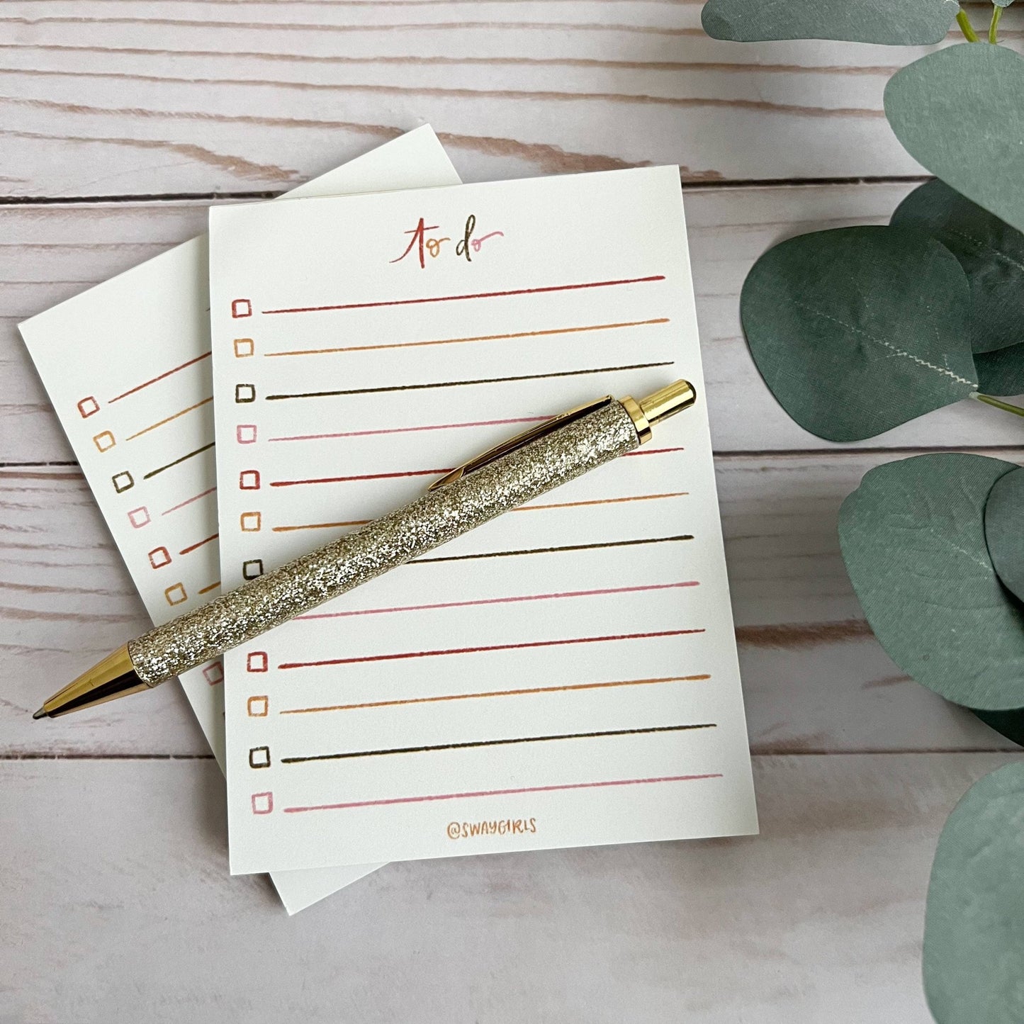 Cute to do list notepad | Handmade notepads - Fresh Start Candles