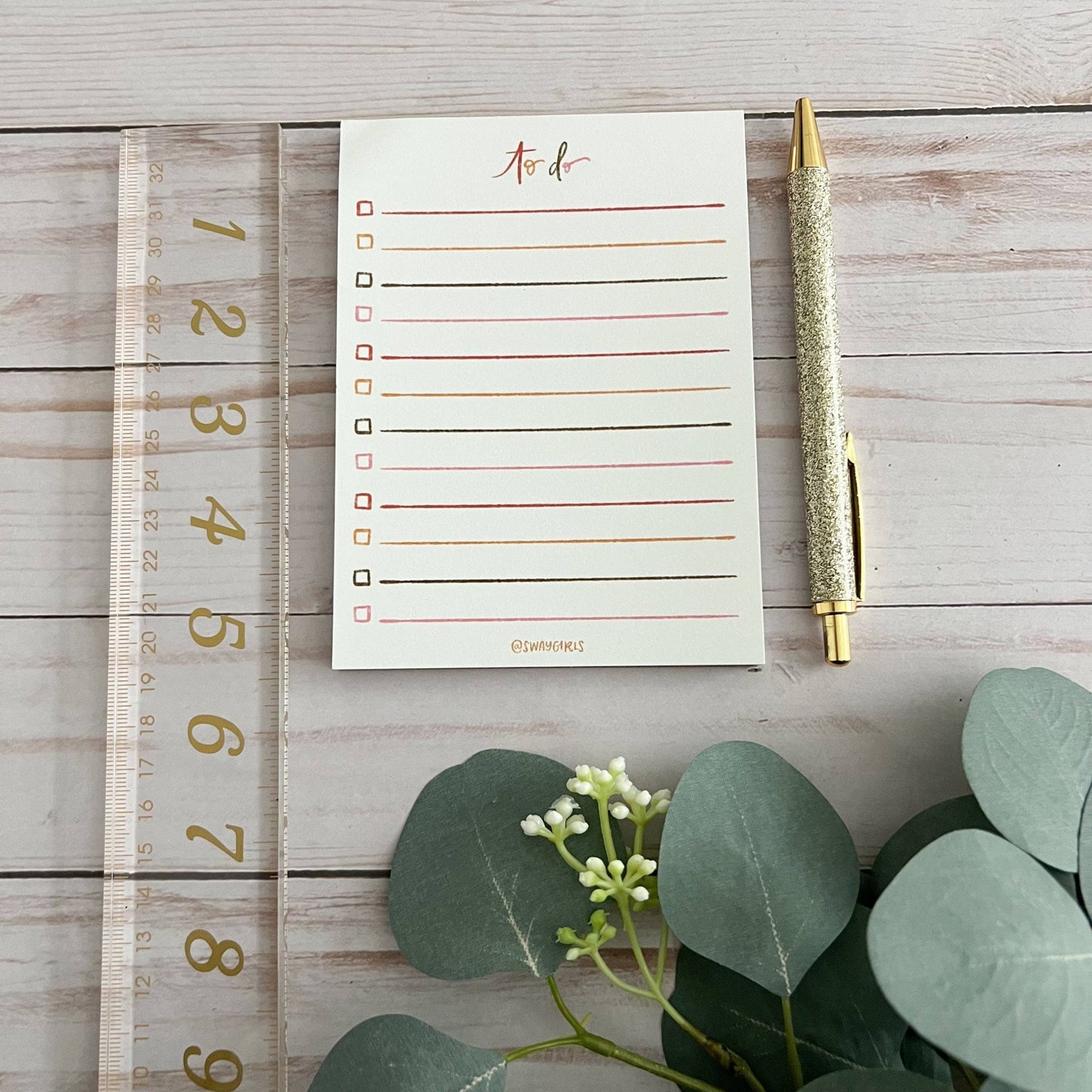Cute to do list notepad | Handmade notepads - Fresh Start Candles