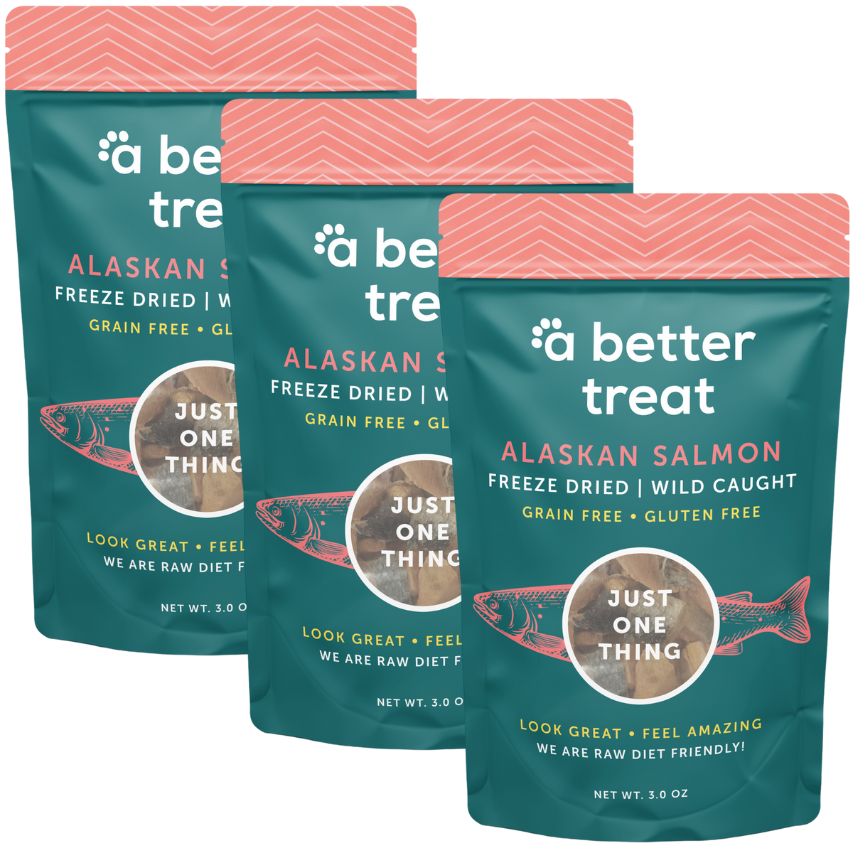 Freeze Dried Wild Caught Salmon Dog and Cat Treats