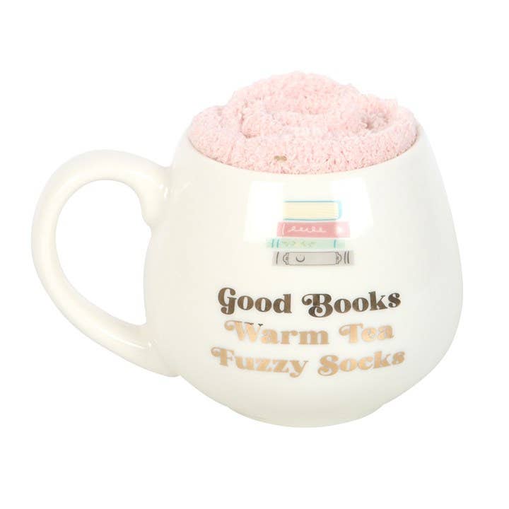 Good Books Mug and Socks Set - Fresh Start Candles