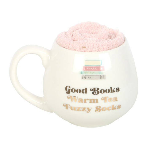 Good Books Mug and Socks Set - Fresh Start Candles