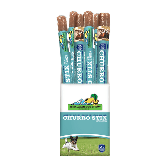 Himalayan Dog Chew Churro 10" Salmon - Fresh Start Candles