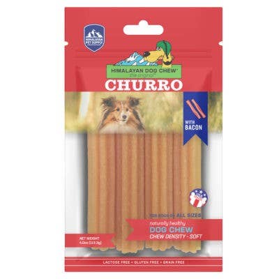 Himalayan Dog Churro - Bacon 4ct - Fresh Start Candles