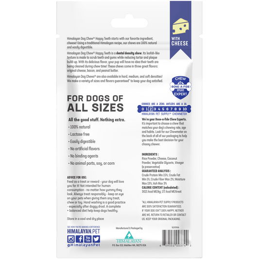 Himalayan Dog Happy Teeth - Cheese - Fresh Start Candles