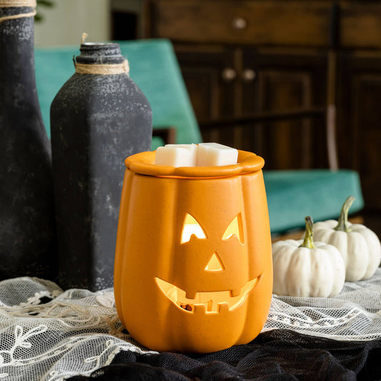 Illumination Fragrance Warmer - Classic Jack o' Lantern - Fresh Start Candles