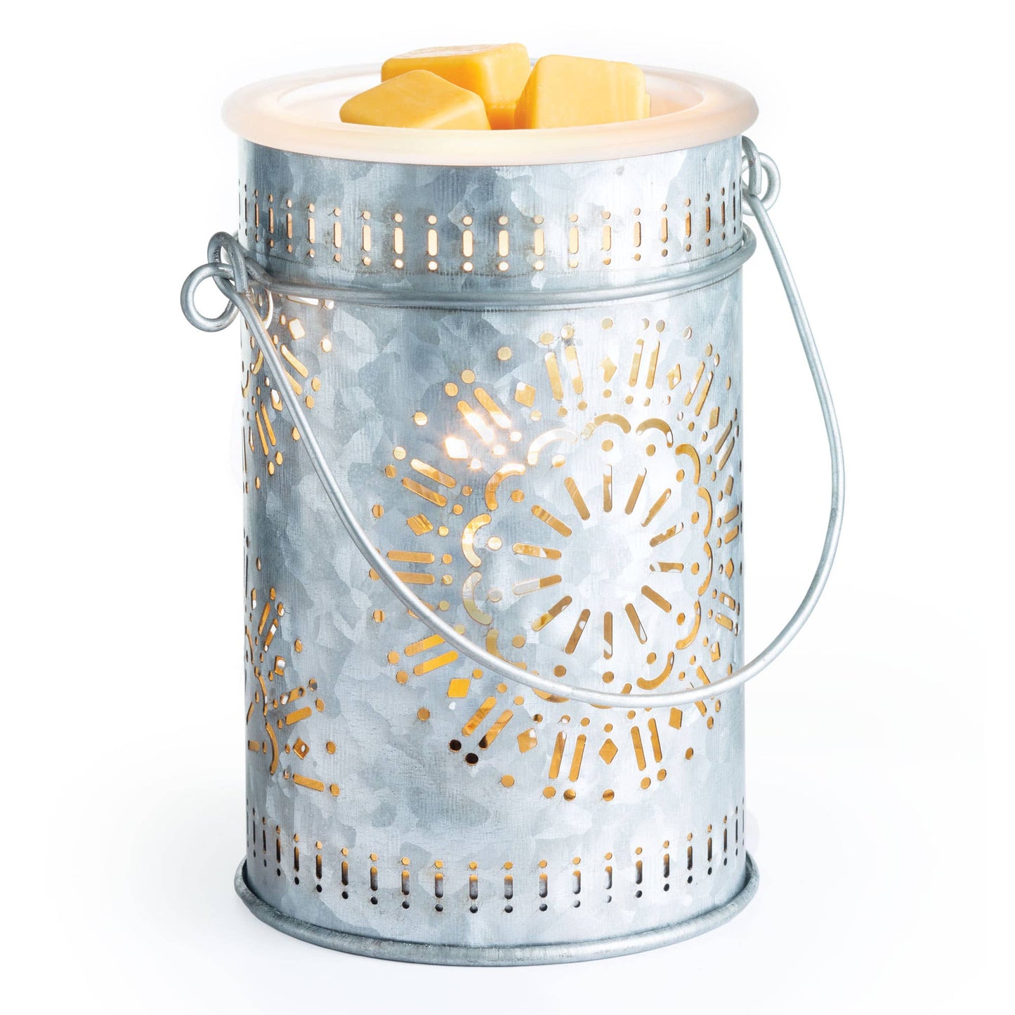Illumination Fragrance Warmer - Deluxe Galvanized Tin - Fresh Start Candles