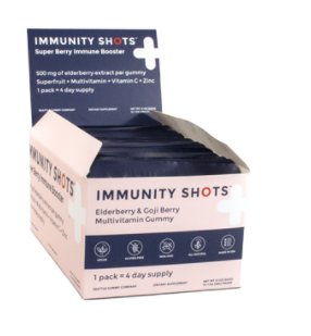 Immunity Shots Elderberry Goji Berry Multivitamin 4 - Serving - Fresh Start Candles