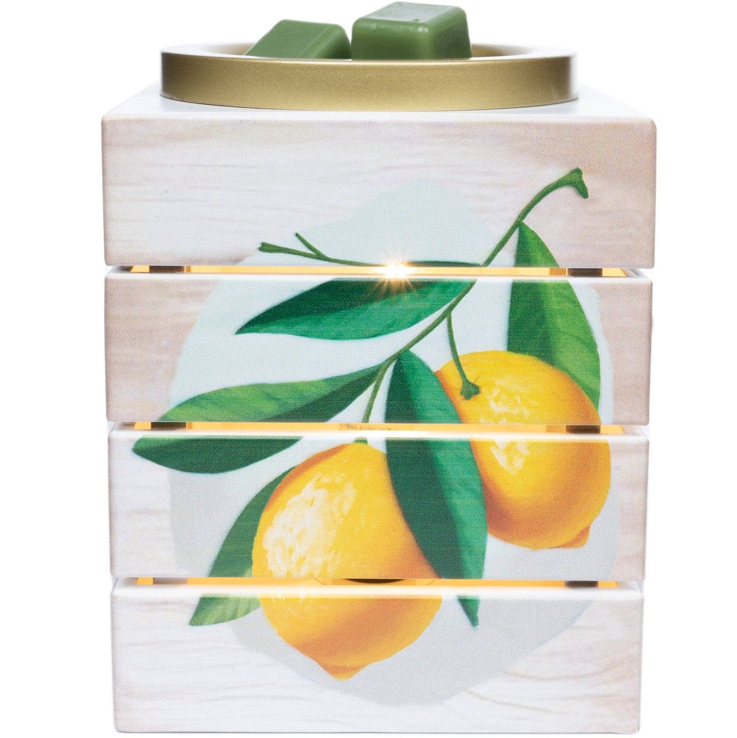 Lemon Crate Fragrance and Wax Warmer - Fresh Start Candles