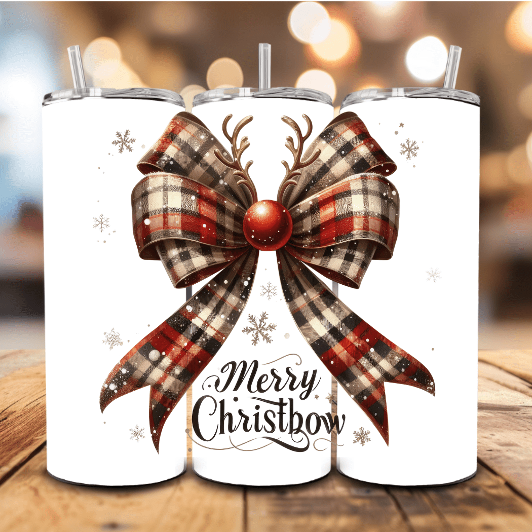 Merry Christbow Tumbler - Fresh Start Candles