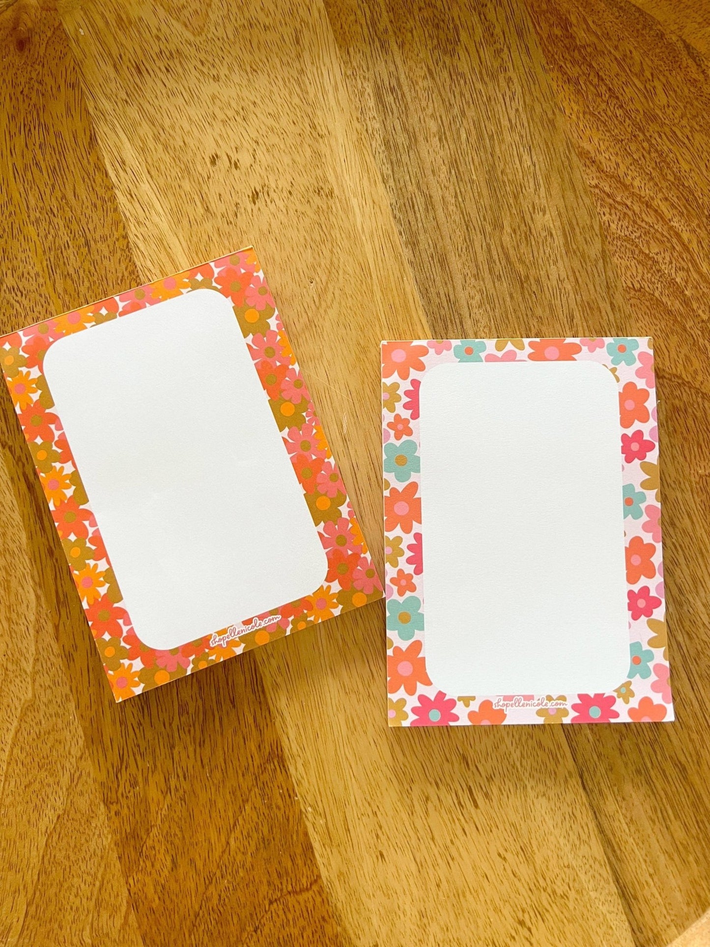 Notepad 60s Flowers 4x5.5in - Fresh Start Candles