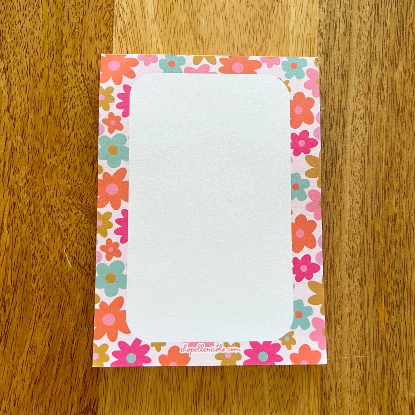 Notepad Retro Florals 4x5.5 in - Fresh Start Candles