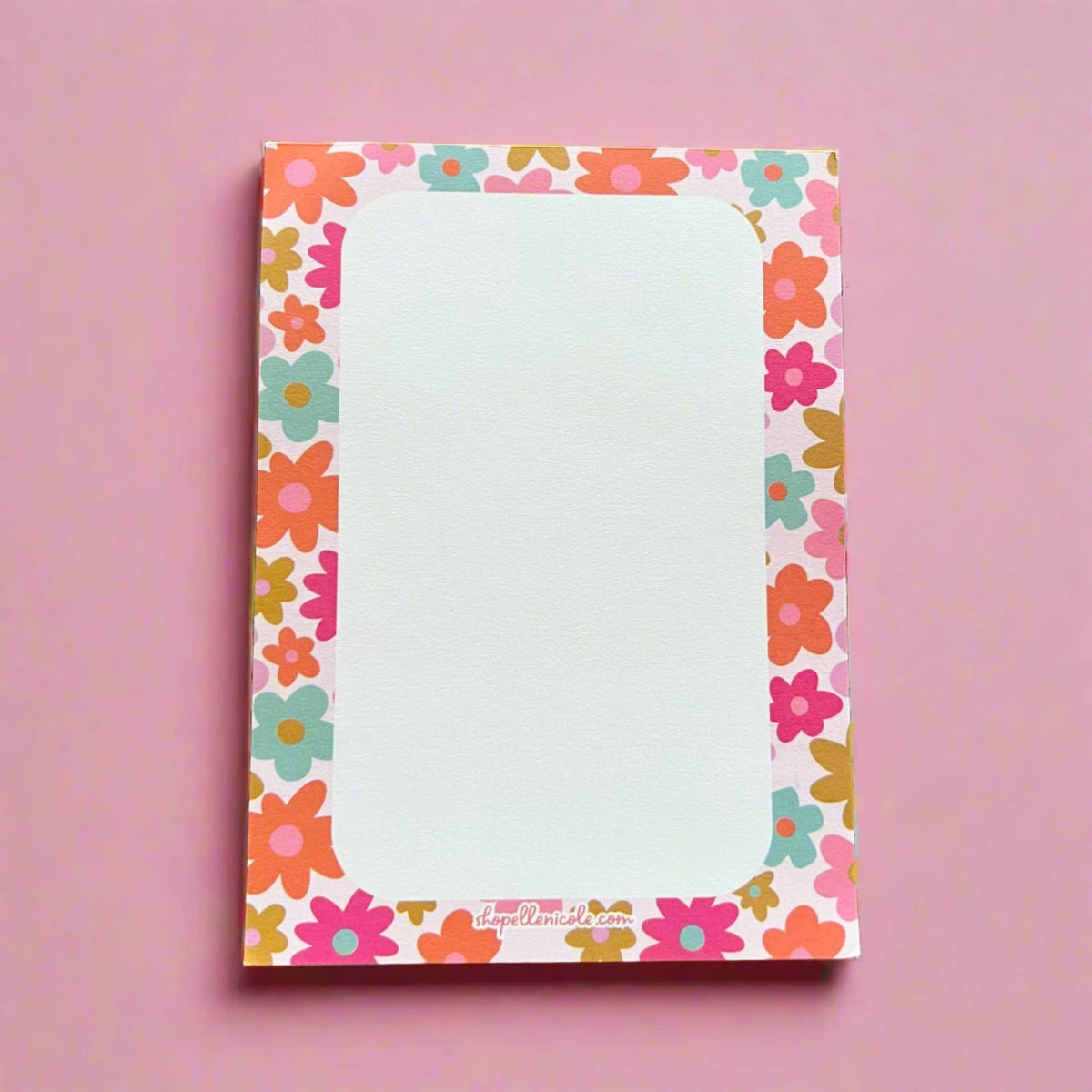 Notepad Retro Florals 4x5.5 in - Fresh Start Candles