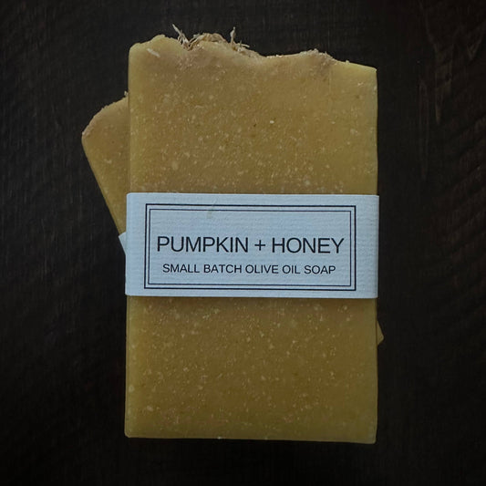 Olive Oil Soap Pumpkin + Honey - Fresh Start Candles